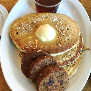 Pancakes and sausage   at J Selby's in St Paul