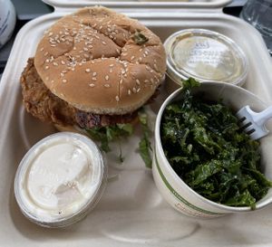 Side kale salad  at J Selby's in St Paul
