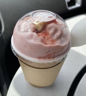 Strawberry shortcake soyclone (special)  at J Selby's in St Paul