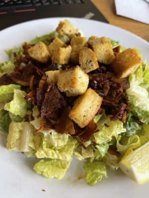 Caesar salad sans parmesano   at J Selby's in St Paul