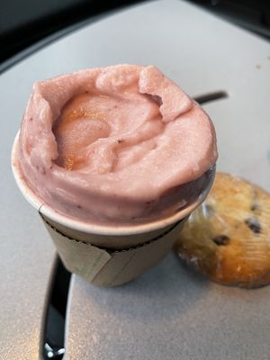 Strawberry Soyclone  at J Selby's in St Paul