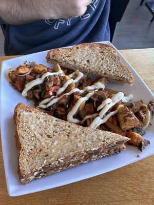 Spicy hash   at J Selby's in St Paul