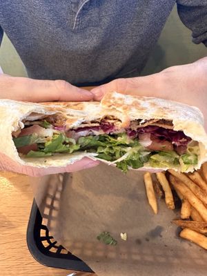 Crunchwrap cross section   at J Selby's in St Paul