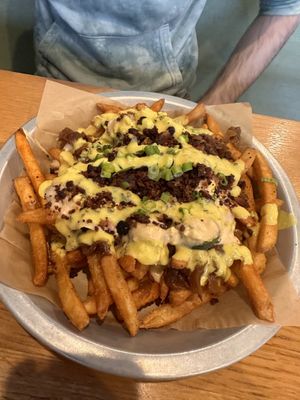 Loaded breakfast fries   at J Selby's in St Paul