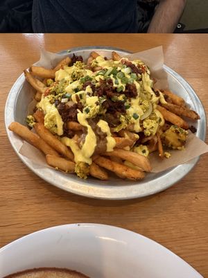 Loaded fries #Veganuary at J Selby's in St Paul