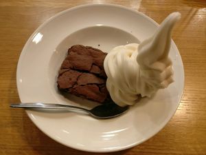 browne with ice  at J Selby's in St Paul