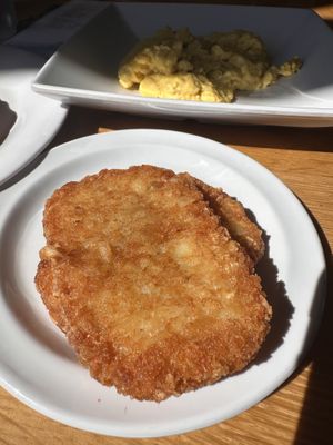 Hash brown patty ($1.75) not sure if they always give you two??  at J Selby's in St Paul
