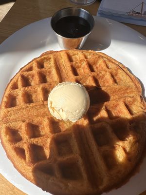 Waffle. This waffle is good but always makes my stomach hurt 🤷  at J Selby's in St Paul