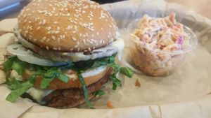 Dirty Secret with spicy slaw  at J Selby's in St Paul