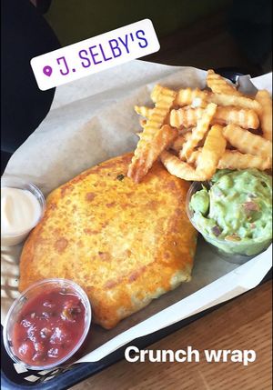 Their take on the crunch wrap = supremely tasty   at J Selby's in St Paul