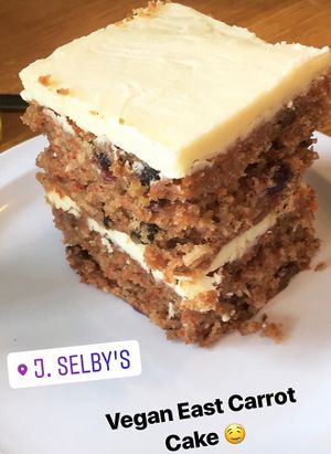 The best carrot cake I’ve ever had at J Selby's in St Paul