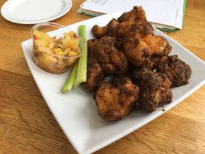 Caribisn Jerk wings!  at J Selby's in St Paul