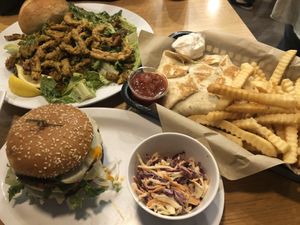 Chicken Caesar salad, Big Mac, and Crunchwrap supreme  at J Selby's in St Paul