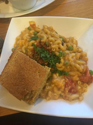 Mac n cheese w jalapeño cornbread  at J Selby's in St Paul