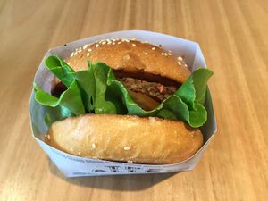Maple bacon burger at The Alley in Melbourne