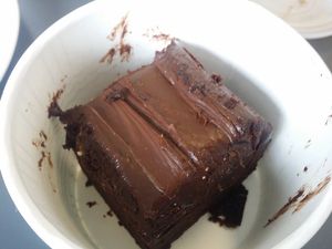 Mud cake (gluten free but you wouldn't know it)  at The Alley in Melbourne