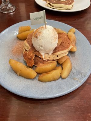 Apple plantcakes   at The Pancake Parlour - Melbourne Central in Melbourne