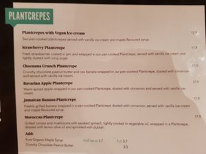 Ask for vegan menu at The Pancake Parlour - Melbourne Central in Melbourne