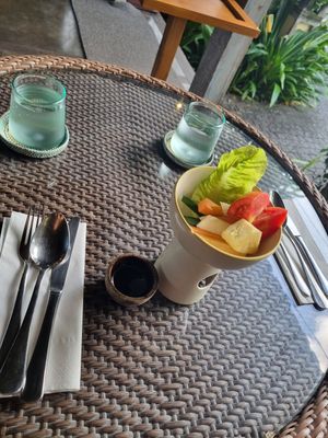 Free Water and Vegetable at Herb Library  in Ubud