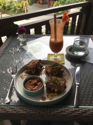 Delicious juices and creative menus at Herb Library  in Ubud