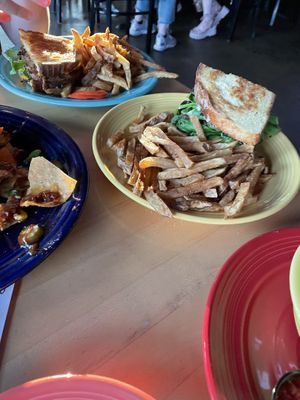 Mushroom and “cheeseburger"  at Melt Bar & Grilled in Akron