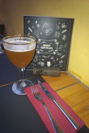 Belgian beer  at La Esterella in Lagos