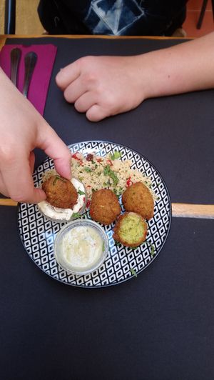 Falafel starter at La Esterella in Lagos