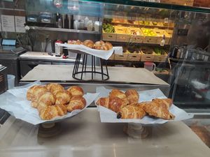 Vegan croissants have come to Boston! If you've been waiting for a delicious buttery vegan croissant, the wait is over. at Pure Cold Press in Brookline
