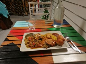 Table at Africa Daily in Lund