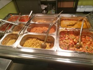 Buffet at Africa Daily in Lund