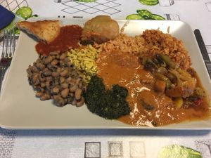 Vegan Buffet  at Africa Daily in Lund