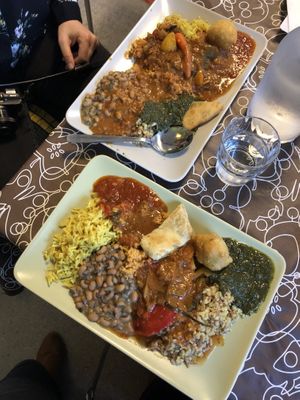 Vegan option!  at Africa Daily in Lund