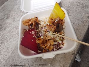 Vegan Dumplings - I got 5 but couldn't wait! Very tasty at Vegan Earthlings in Brighton