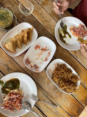 Vegane und vegetarisch Optionen in der Speisekarte  at Taste of India in Koh Chang