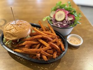   at Main Street Burger Bar in Byron Bay