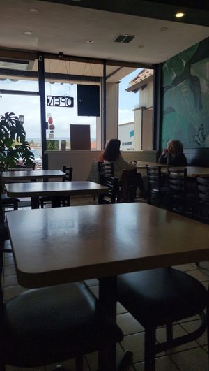 Inside at Happy Veggie in Redondo Beach