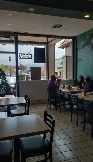 Inside at Happy Veggie in Redondo Beach