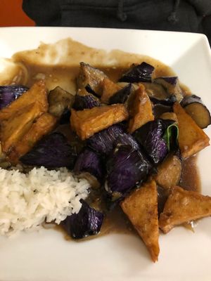 Eggplant basil  at Happy Veggie in Redondo Beach