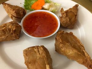 Chicken wings  at Happy Veggie in Redondo Beach