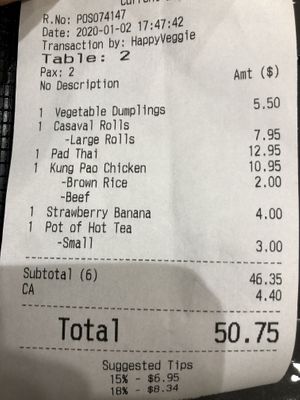 Bill  at Happy Veggie in Redondo Beach