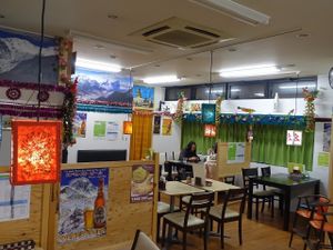 interior view of dining area at Royal Nan House in Takayama