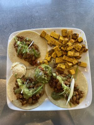 Vegan Huevos Rancheros at Wild Root Cafe in Boise