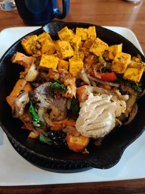 Wild scramble at Wild Root Cafe in Boise