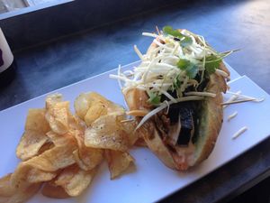 Vegan banh mi! at Wild Root Cafe in Boise