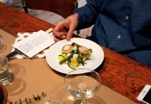 Plant-based supper club at 10 Cable St in East London