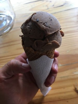 Mocca helado por 5200 at Moitre Helado Vegano in Medellin