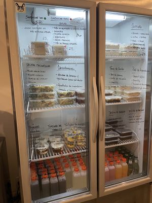 Cold dishes, deserts and drinks  at Vegano SP in Sao Paulo