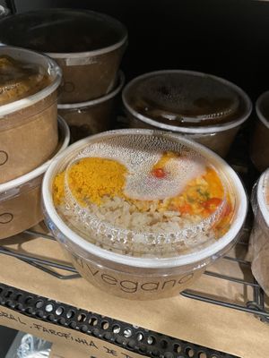 Hot and delicious dishes  at Vegano SP in Sao Paulo