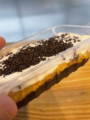 Delicious desert  at Vegano SP in Sao Paulo