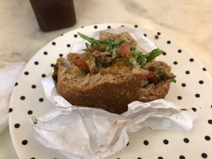 Burger at Vegano SP in Sao Paulo